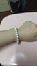 胖東來(lái)品質(zhì)珍珠項鏈套裝三件套天l然貝殼首飾正圓貝珠手鏈耳環(huán)大 白色8mm套裝 曬單實(shí)拍圖