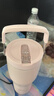 膳魔師（THERMOS）保溫杯拎拎杯860ml男女士吸管保冷水杯子保冷水杯子TSKP-860TS PK 曬單實(shí)拍圖