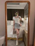 FSHE灰色運動半身裙女2025新款夏季衛(wèi)衣裙短裙子高腰包臀休閑a字裙褲 灰色運動短裙 S 曬單實拍圖