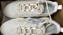 adidas「增嗨鞋」HAIWEE復(fù)古厚底增高老爹鞋男女阿迪達(dá)斯三葉草   白/淺米色（推薦選大半碼）   40.5 曬單實(shí)拍圖