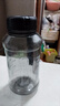 防摔加厚塑料水杯便攜水杯戶外運(yùn)動(dòng)大容量太空杯過(guò)濾網(wǎng)水杯耐高溫 防摔加厚黑色 1100毫升 曬單實(shí)拍圖