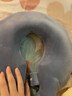 UOSU脖子肩頸熱水袋熱敷注水灌水暖水袋頸椎專用護(hù)肩頸部神器U型掛脖 【霧霾藍(lán)】水晶絨 U形肩頸熱水袋 曬單實拍圖