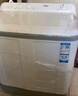 海爾（Haier）10公斤大容量半自動(dòng)雙缸洗衣機(jī) 家用雙品質(zhì)電機(jī) 超凈洗洗脫分離以舊換新家電國家補(bǔ)貼 XPB100-729S 曬單實(shí)拍圖