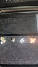夢金園 七夕禮物鉑金耳飾星愿pt950鉑金白金耳釘女款星星耳針一對送女友 曬單實(shí)拍圖