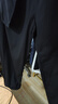 Foss Phil休閑褲子男春夏季垂感直筒寬松闊腿長褲運動衛(wèi)褲男裝926黑色L 曬單實拍圖