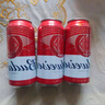 百威啤酒TOP淡色拉格450ml*18聽整箱裝新老包裝交替發(fā)貨  曬單實拍圖