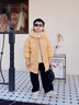 G.DUCKKIDS小黃鴨童裝兒童羽絨服男童中長款加厚男孩外套冬季寶寶小惡魔衣服 黃色 90 建議1~2歲【 80-90cm】 曬單實拍圖