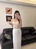 絲界2025新款真絲吊帶背心女士桑蠶絲法式?jīng)龈袃?nèi)搭細(xì)肩帶緞面上衣外穿 曬單實(shí)拍圖