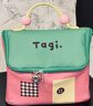 Tagi.機靈小房子防水皮質(zhì)便攜洗漱包大容量收納包化妝包 抹茶莓果 曬單實(shí)拍圖
