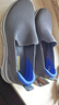 斯凱奇（Skechers）男鞋夏季透氣網(wǎng)面閃穿健步鞋輕便一腳蹬運(yùn)動(dòng)休閑鞋子男送父親禮物 曬單實(shí)拍圖