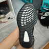 阿迪達(dá)斯Yeezy350黑粉椰子夏日透氣男女時(shí)尚休閑鞋BY9612 40.5 曬單實(shí)拍圖