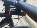 西騎者（WestBiking）自行車(chē)燈前燈夜騎行高亮手電筒Typec充電防雨山地公路車(chē)戶(hù)外裝備 黑橙色-600流明 曬單實(shí)拍圖