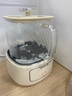 九陽（Joyoung）凈萃養(yǎng)生壺迷你家用全玻璃煮茶器 輕音燉煮 1L辦公室0金屬0膠水恒溫燒水壺 WY103 曬單實拍圖