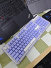 羅技（Logitech）ALTO KEYS K98M 琥珀系列 AI客制化無線機(jī)械鍵盤 熱插拔大理石軸 藍(lán)紫色 曬單實拍圖