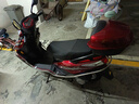 MEOD125踏板摩托車踏板車燃油助力車國四電噴可上牌省油摩外賣車街車 超級鷹紅色電噴版+合格證+發(fā)票 曬單實拍圖