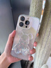 雅思戀 彩虹流沙小熊適用蘋果16pro手機(jī)殼新款16帶鏡頭膜iphone15promax炫彩14plus透明漸變13高級感 【炫彩流沙小熊】水晶鏡頭膜*美過裸機(jī) iPhone 16 Pro 曬單實(shí)拍圖
