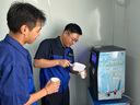 新飛（frestec）制冰機(jī)商用奶茶店小型55-400KG大型桶裝水制冰器KTV吧臺冰塊制作機(jī)自動制冰機(jī) 【小箱體】36顆-產(chǎn)45KG-自來水 曬單實(shí)拍圖
