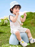 巴拉巴拉寶寶連體衣新生兒外出哈衣爬服2025夏裝全棉舒適可愛209225120202 曬單實(shí)拍圖