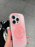 米弗希 夏日糖果漸變適用蘋果16pro手機(jī)殼新款iphone16promax高級(jí)感小眾15防摔14磁吸13超好看12保護(hù)套女 糖果漸變【抹茶綠】大孔鏡頭-磁吸充電 iPhone 16 pro 曬單實(shí)拍圖