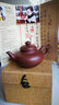 一茗金砂 宜興紫砂壺茶壺自產(chǎn)自銷 名家吳竹霞小竹 稀有原礦老棗紅泥300CC手工壺笑櫻壺 曬單實(shí)拍圖
