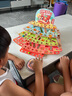 潘多多兒童立體蛇棋蛇梯棋小蛇爬樓梯桌游益智玩具男女孩生日禮物 立體飛天蛇梯棋【配置投骰器】 曬單實(shí)拍圖