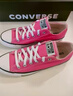 匡威（Converse）官方 All Star春上新男女低幫帆布鞋西瓜紅玫紅色A06569C A06569C 37.5 曬單實(shí)拍圖