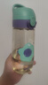 QWE吸管杯500ml維羅納綠PPSU奶瓶級(jí)母嬰適用極簡(jiǎn)風(fēng)實(shí)用Y型吸嘴耐摔款 曬單實(shí)拍圖
