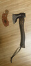 靠森（Kaooseen）斧頭戰(zhàn)術(shù)手斧戶外露營(yíng)野餐劈柴剁排骨削木頭便攜 巴迪修斧+黑皮綁繩+黑皮套 曬單實(shí)拍圖