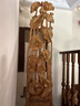 香樟木根雕木雕擺件年年有魚(yú)手工雕刻家居客廳中式長(zhǎng)45寬22高180 長(zhǎng)45寬22高180單個(gè) 曬單實(shí)拍圖