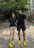 VLONE STAPLE月球大LOGO印花燙鉆水洗寬松短袖T恤男女同款黑灰時(shí)尚個(gè)性 VLTE25010BK L 曬單實(shí)拍圖