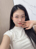 眼鏡生活（LOHO）無框眼鏡女近視可配度數(shù)2025新款防藍(lán)光超輕全鈦高智感眼鏡架 【時(shí)尚無邊框】清冷銀 【高清護(hù)目】0度防藍(lán)光鏡片 曬單實(shí)拍圖