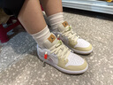 Jordan女子休閑鞋喬丹AJ1蘑菇 JORDAN 1運動鞋IB8861-151彩色38.5 曬單實拍圖