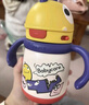 babycare兒童保溫杯嬰兒寶寶學(xué)飲杯吸管水杯水壺霸王龍不銹鋼保溫杯300ml 曬單實(shí)拍圖