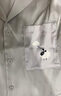 ubras流光滿印涼感翻領(lǐng)家居服套裝睡衣短袖短褲椰青灰（男）2XL 曬單實(shí)拍圖