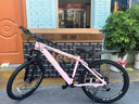 Jeep吉普自行車山地車女款成人可鎖死變速碟剎男學生運動通勤車-RC750 RC750-櫻花粉 24寸（適合身高150-175cm） 24速-鋁架-休閑騎行 曬單實拍圖