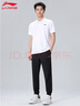 李寧運(yùn)動(dòng)套裝polo兩件套夏季新品寬松透氣跑步服男士健身運(yùn)動(dòng)服 曬單實(shí)拍圖