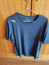 安踏夏季運動(dòng)t恤女速干透氣薄款上衣冰絲休閑正肩百搭短袖 7114-7深井灰 XL 曬單實(shí)拍圖