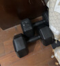 德爾惠啞鈴環(huán)保包膠六角防滾動(dòng)手鈴男士學(xué)生練臂肌家用健身器材浸塑 10公斤一對(duì)=5kg*2 包膠六角啞鈴 曬單實(shí)拍圖
