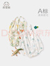 乖奇熊夏季嬰兒吊帶三角包屁哈衣薄款夏裝背心寶寶連體衣服竹纖維 曬單實(shí)拍圖