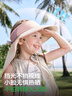 偶森兒童防曬帽遮陽空頂帽3-15歲男女童太陽帽子披風(fēng)戶外海邊沙灘登山 曬單實(shí)拍圖