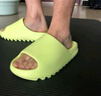阿迪達(dá)斯Yeezy SLIDE蘋果椰子男女夏日清涼運(yùn)動(dòng)拖鞋HQ6447UK943 曬單實(shí)拍圖