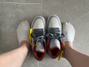 Jordan休閑鞋女丹寧牛仔AJ1 JORDAN 1運動鞋F(xiàn)Z5045-091拼接牛仔藍(lán)橘36.5 曬單實拍圖