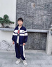 G.DUCKKIDS童裝男童運動套裝春秋款兒童衣服男孩秋裝新款9-15歲洋氣兩件套 藏青色 常規(guī) 160 建議身高150-160年齡12-14歲 曬單實拍圖