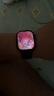 Apple/蘋果 Watch Series 10 智能手表GPS款42毫米亮黑色鋁金屬表殼黑色運(yùn)動(dòng)型表帶M/L MX1P3CH/B 曬單實(shí)拍圖