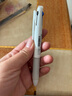 斑馬牌（ZEBRA）多功能三色中性筆 黑藍紅0.5mm多色筆 學生商務辦公簽字筆J3J2 雪白色桿 曬單實拍圖