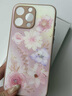 GGUU適用蘋(píng)果14promax手機殼iphone14pro新款15手機套12超火11por高級15pro小眾13的14plus玻璃防摔女 金箔干花-草紫色-送鋼化膜 iPhone14ProMax 曬單實(shí)拍圖