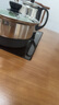 古越龍騰 實(shí)木茶桌茶臺(tái)帶燒水壺一體式陽(yáng)臺(tái)小泡茶機(jī)椅組合家庭用大板茶幾 石盤抽屜款+1琴弦4月牙 1.6米新中式四抽屜款 曬單實(shí)拍圖