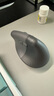 羅技（Logitech）Lift人體工學(xué)鼠標(biāo) 垂直鼠標(biāo) 小手鼠標(biāo) 無(wú)線藍(lán)牙鼠標(biāo) 3臺(tái)設(shè)備秒切換 帶Logi Bolt接收器 黑色 曬單實(shí)拍圖