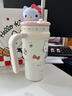 Hello Kitty冰霸杯大容量保溫杯女生日禮物316不銹鋼車載吸管杯保冷夏季水杯 H-hellokitty700ml（禮盒裝） 曬單實(shí)拍圖