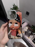 杜梵納可愛草莓紅格子頭巾哭娃適用16ProMax蘋果手機殼iPhone15Pro韓系14pm閃粉鏡框13網(wǎng)紅女款16Pro 紅格子頭巾哭娃+手鏈繩 iPhone 14 曬單實拍圖
